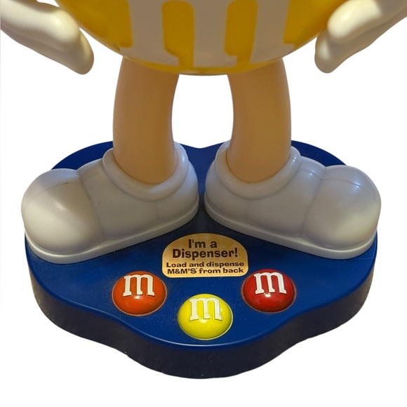 Set of 2 M&M’s Candy Dispenser 10” Preowned - Picture 4 of 5